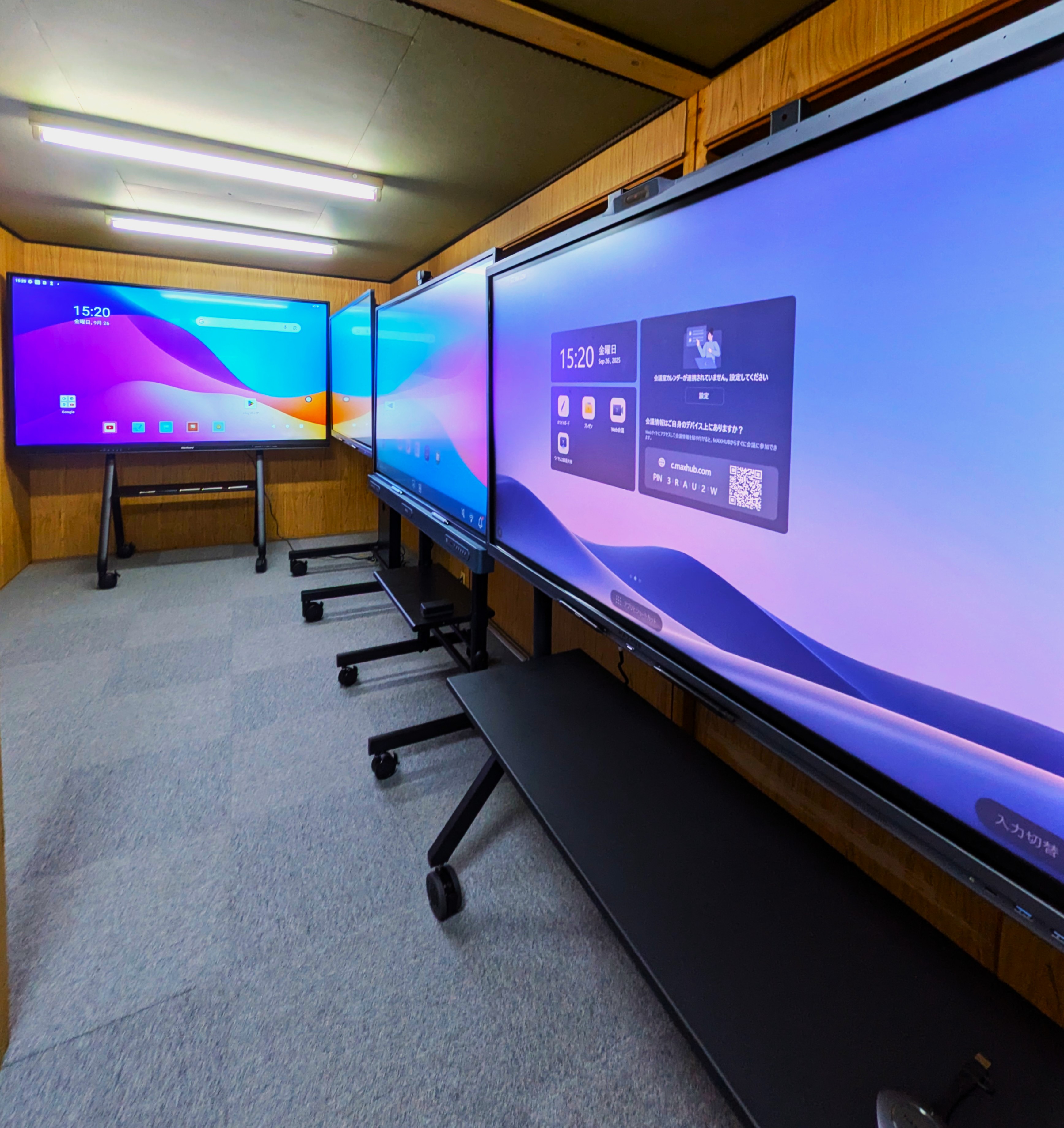 体験倉庫の内観